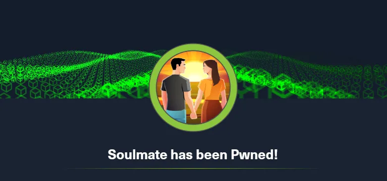 screenshot of soulmate box Pwned