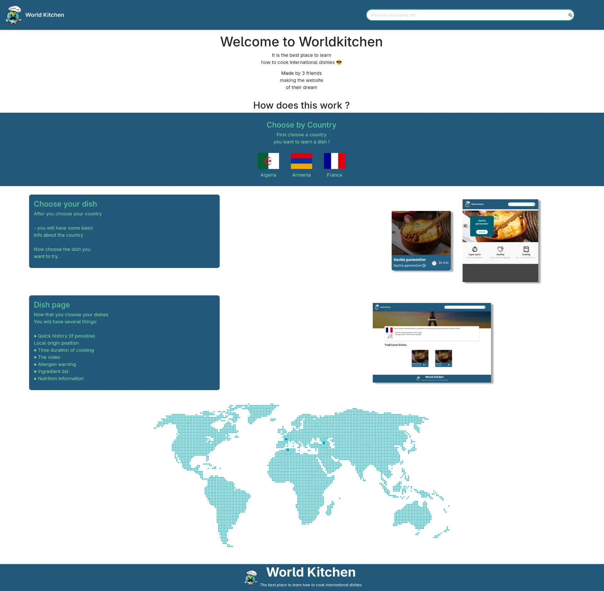 Worldkitchen homepage